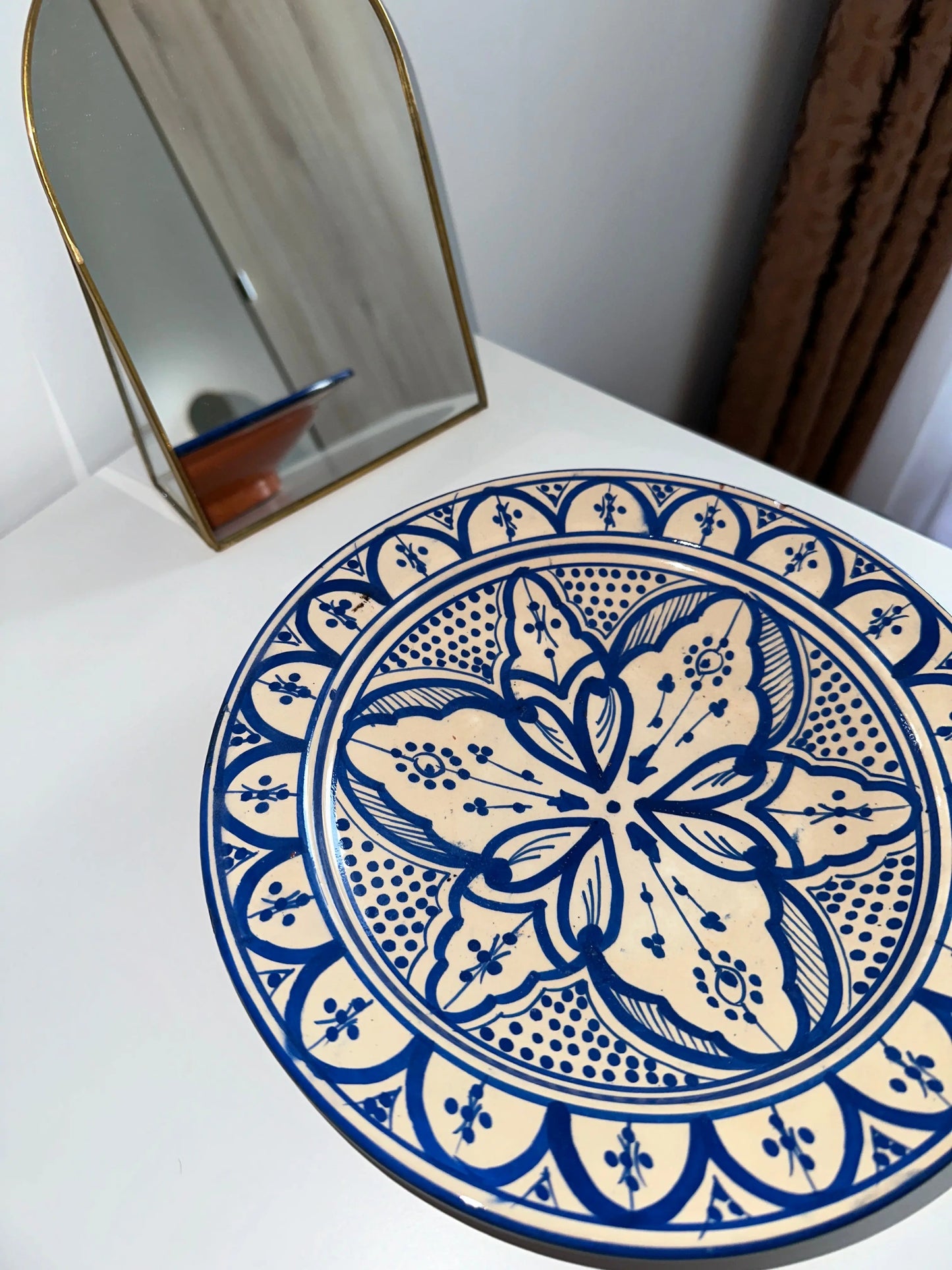 Grande assiette marocaine Royal Blue